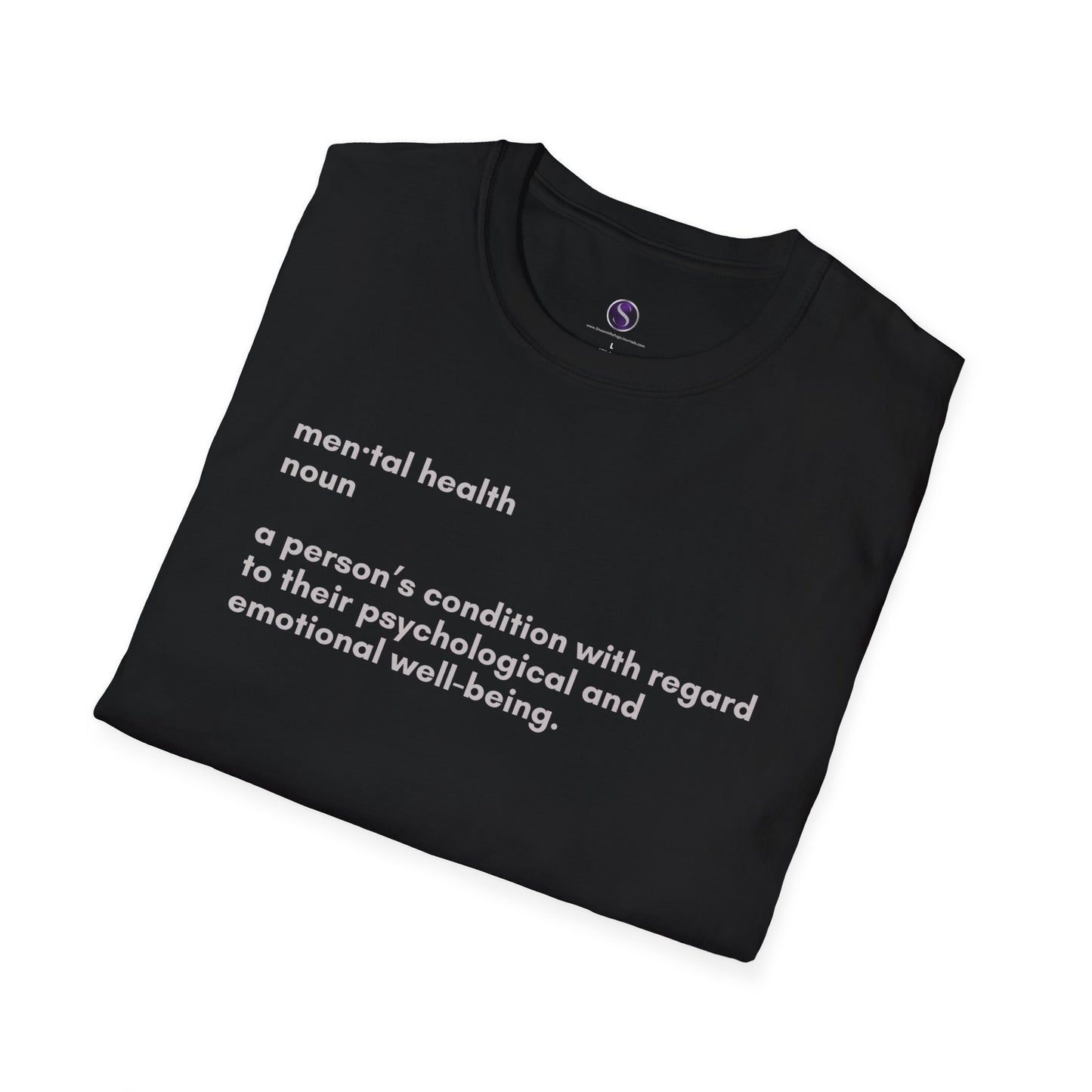 Mental Health Definition Unisex Softstyle T-Shirt